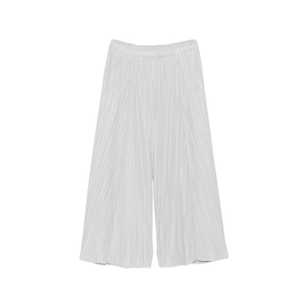 Pleats Please Grey Trousers - Palazzo Pants Women